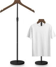 Adjustable Mannequin Torso Shirt Display Stand 30 to 41 Inch Brown Clothing picture