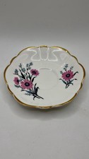 Vintage Regency Fine Bone China Teacup Saucer – Pink Daisy / Floral Spray picture