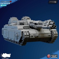 Freedom Guard Sabretooth Tank Ghamak Wargame Grimdark Proxy Vehicle Miniature picture