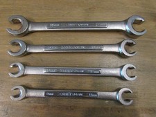 4pc Vintage Craftsman Forged USA Metric Flare Nut Wrenches VA-44175 to 44178 picture