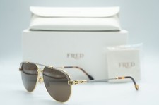 NEW FRED FG 40024U 30E GOLD WITH SILVER AUTHENTIC SUNGLASSES FRAME 60-11 picture