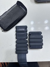 Black BALA Bangles-TWO LBS. EACH Ankle/Wrist Weights in Black Mesh Bag-Set picture