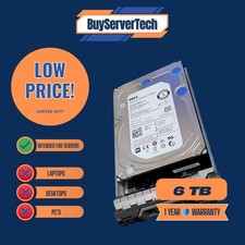 Dell NWCCG 6TB 7.2K RPM 6Gbps SAS 3.5'' (ST6000NM0034) Internal HDD picture