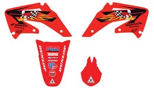 HONDA WOODY GRAPHICS CRF450 2002 2003 2004 21mil LAMINATED GLOSS DECALS STICKERS picture