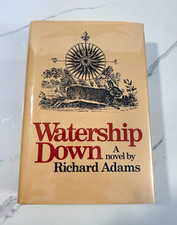 Watership Down Richard Adams 1974 First American Edition 1st Printing HC DJ picture