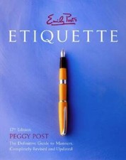 Emily Post's Etiquette, 17th Edition (Thumb Indexed) - Hardcover - GOOD picture