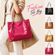 FAXHION Women's shoulder bag, PVC material shoulder crossbody tote bag picture