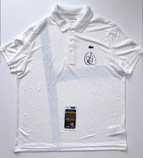 NOVAK DJOKOVIC SIGNED LACOSTE TENNIS POLO SHIRT GRAND SLAM OLYMPIC CHAMPION JSA picture