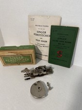 VTG  1942 Singer Hemstitcher and Picot Edger Specific 121389 Model 99 & 66 picture