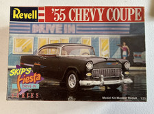 VTG Revell '55 CHEVY COUPE MODEL KIT #7165 1/25 Skip's Fiesta Drive-In Series picture