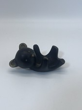 Authentic 1950s Walter Bosse H. Baller Vienna Bear Candle Holder Cast Bronze VTG picture