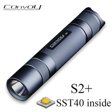 Convoy S2 plus SST40 Flashlight Linterna LED High Powerful 18650 FlashLight 1800 picture