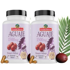 Peruvian Aguaje Capsules for Women 300 Vegan Pills - Natural Curves Supplement picture