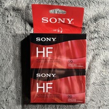 SONY HF 90 Minute Blank Audio Cassette Tapes 2 Pack Normal Bias Type I Sealed picture