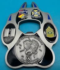 U.S Army A CO 1st BN 2nd Infantry 172nd Infantry BDE CDR & 1SG Challenge Coin picture