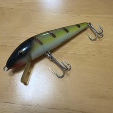 Heddon Big Tiger 1040 MG Vintage Fishing Lure Used Condition Yellowing picture
