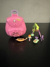 Vintage Polly Pocket, Jungle Adventure, Bluebird 1996, 95% Complete See Pics/des picture