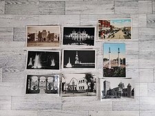 9 Antique Mexico South America Postcards Lot Historic Buildings Exposicion  picture