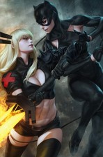 DEADPOOL-BATMAN #1 1:100 ARTGERM VIRGIN INCENTIVE VARIANT picture