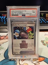 Pokemon 2025 Indonesian Finalist Victory Symbol  Masterball Tourney PSA 9 Mint picture