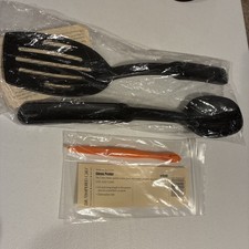 3 Pampered Chef Nylon Cooking spoon spatula and citrus peeler plastic NIP￼ picture