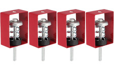 PATIKIL Ceiling Spring Vibration Isolator Hangers 4 Pack Red New picture
