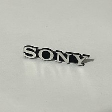 GENUINE SONY BADGE  LOGO EMBLEM IN EXCELLENT CONDITION picture