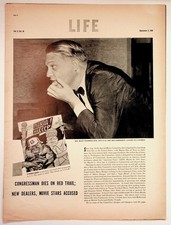 1938 LIFE Magazine Page - HUAC Anti-Communist Hearings, Hollywood Red Scare picture