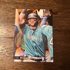 2021 Topps Stadium Club Chrome - Mitch Haniger #376 Orange Refractor /25 MLB picture