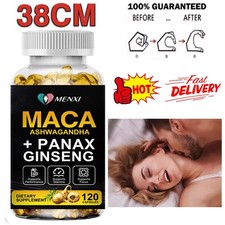 Organic Maca Root 120 Capsules 10000mg, Peruvian Maca Extract for Men & Women picture