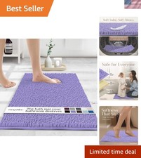 Large Plush Shaggy Chenille Bath Mat 39