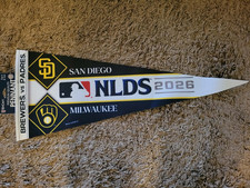 2026 NLDS Milwaukee Brewers San Diego Padres Duel 12x30 Premium Pennant picture