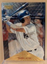 1996 Pinnacle STARBURST #97 Derek Jeter Yankees RARE ROOKIE RC DUFEX PARALLEL picture