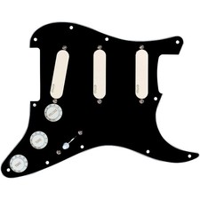 EMG DG20 David Gilmour Eclipse Prewired Pickguard Black White picture