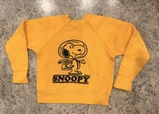 RARE 1960 VINTAGE SPRUCE TAG SPACE SNOOPY CREWNECK KIDS SIZE S picture