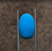 Natural Sleeping Beauty Turquoise Oval Shape Cabochon 7.55 Ct Loose Gemstone  picture
