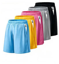 5 Pack Men Quick‑Dry Casual Shorts with Waist Side Pockets Comfortable shorts picture