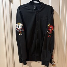 RVCA x EVERLAST BERT KRAK SMITH STREET TATTOO BROOKLYN Stadium Sweatshirt Jacket picture