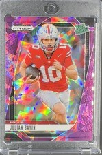 /199 Julian Sayin #161 Purple Ice Prizm 2025 Panini Prizm Draft Picks - (RC) picture