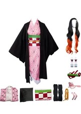 Anime Kamado Nezuko Demon Slayer Kimetsu No Yaiba Fancy Party Cosplay Costumes picture