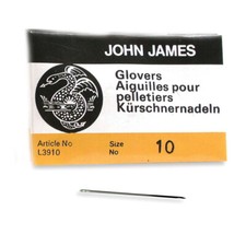 John James Glovers Needles Size 10 43604 Leather Needle Craft Bulk Pack 25 L3910 picture