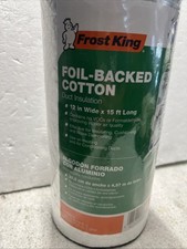 12x1x15 Foil Backed Natural Cotton Duct Wrap - Safe, No Itch Insulation Solution picture