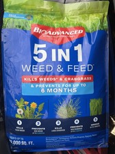 BioAdvanced 5 in 1 Weed and Feed Lawn Fertilizer 24 Lb Covers 10,000 Sq Ft picture