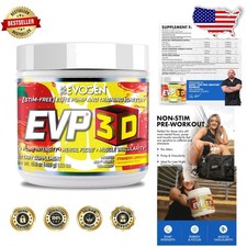 EVP 3D Stim-Free Pre-Workout Powder | Strawberry Lemonade | 40 Servings Creat... picture