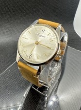 Vintage 1960’s Longune Manual Wind Men’s Dress Watch 36mm Runs Well picture