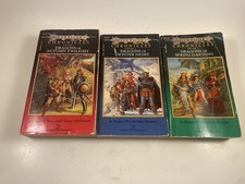 DragonLance Chronicles Trilogy PB Weis & Hickman 1984-85 TSR D&D Matching Spines picture