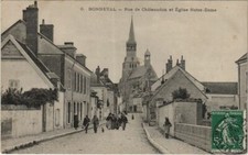 Old postcard AK Bonneval Rue de Chateaudun FRANCE (1179060) picture
