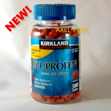 NEW Kirkland Signature Ibuprofen Tablets.200 mg  500 Tablets  picture
