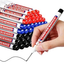 Long Head Deep Hole Marker Pens,  Long Nib Marker 20mm Quick Dry Waterproof 8PCS picture