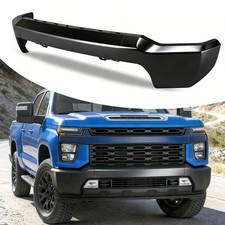 3PCS For 20-23 Silverado 2500 3500HD Front Bumper Face Bar w/o Sensor Holes BLK picture